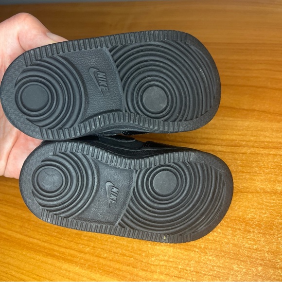 Toddler Nike Son of Force Low (TD) Black Strap Shoe / 615162 021 / Size 4c US - Picture 5 of 6